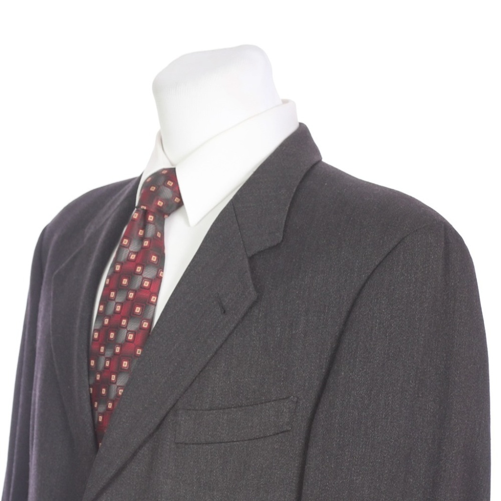 HUGO BOSS Half Canvas 3 Button Gray Sport Coat